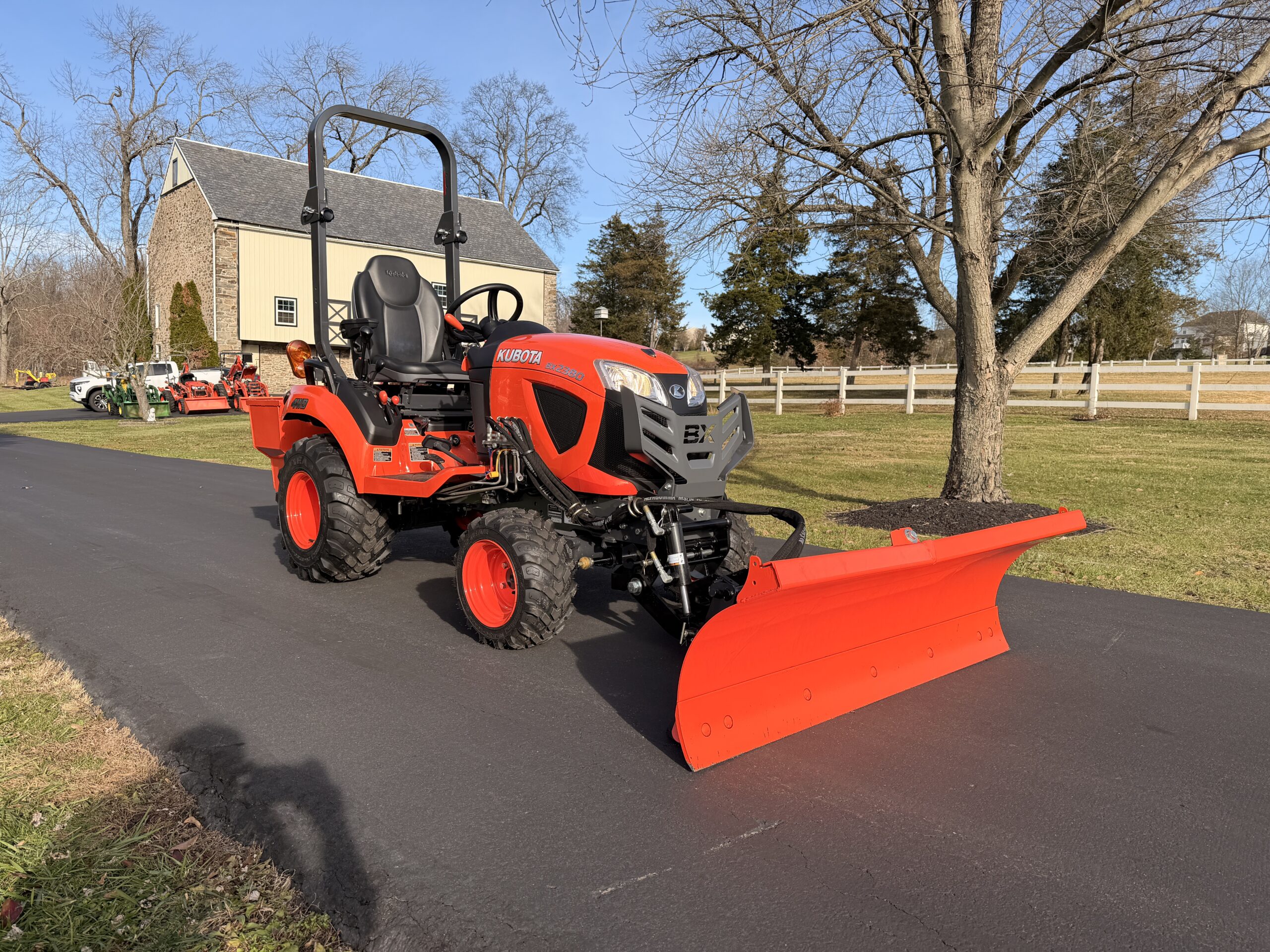 2020 Kubota BX2380 Tractor Snowplow - Image 4