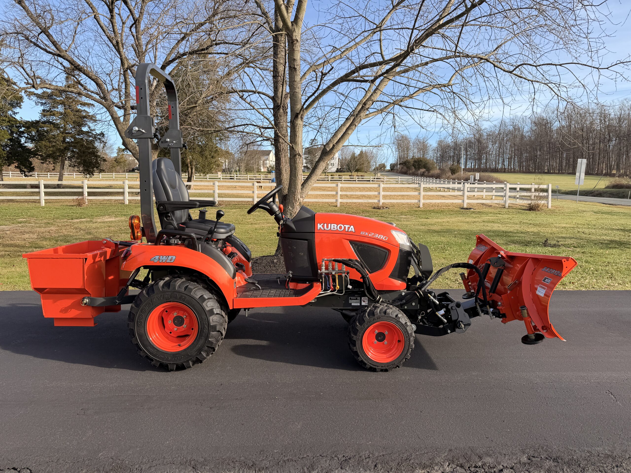 2020 Kubota BX2380 Tractor Snowplow - Image 8
