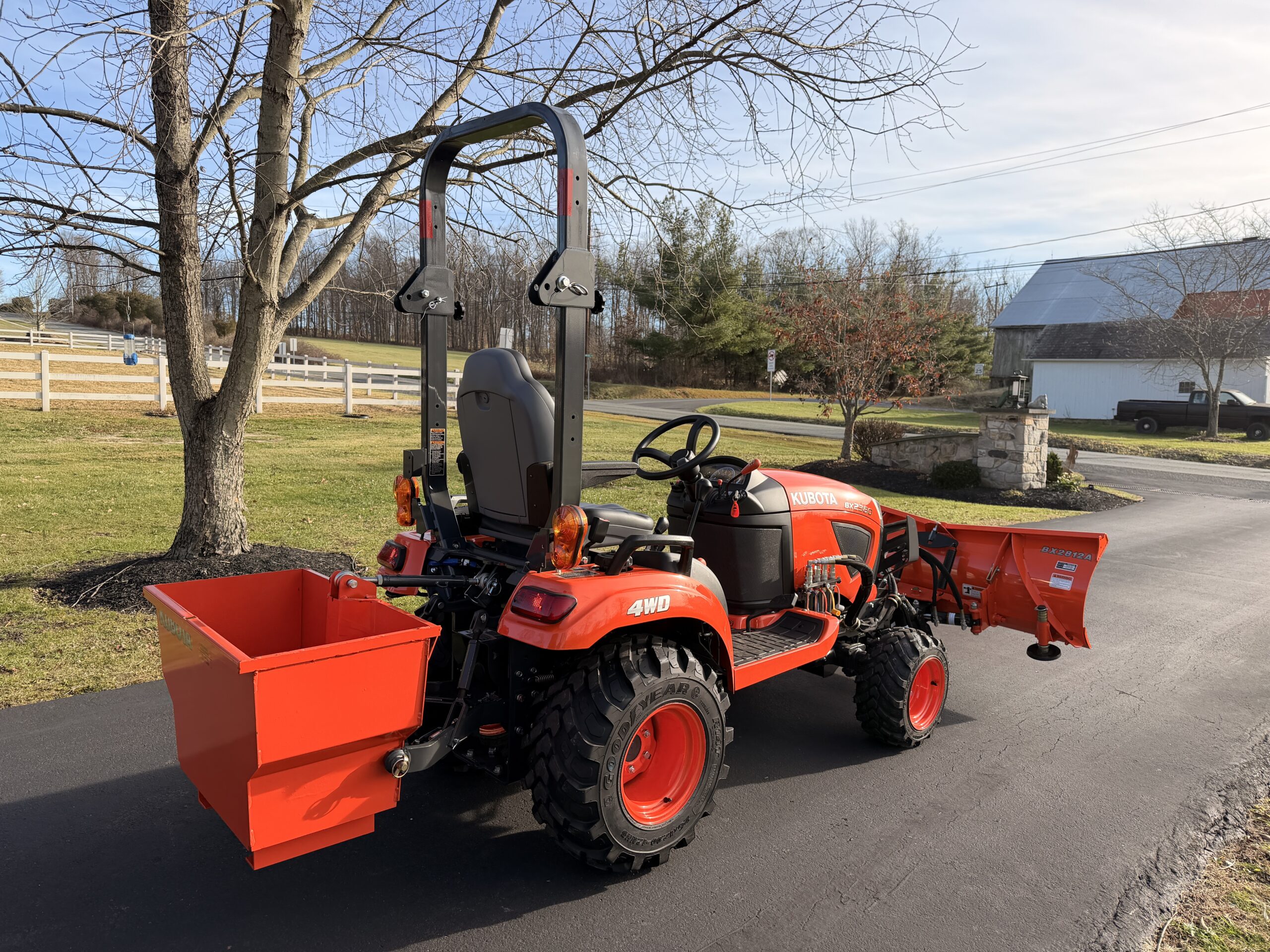 2020 Kubota BX2380 Tractor Snowplow - Image 11