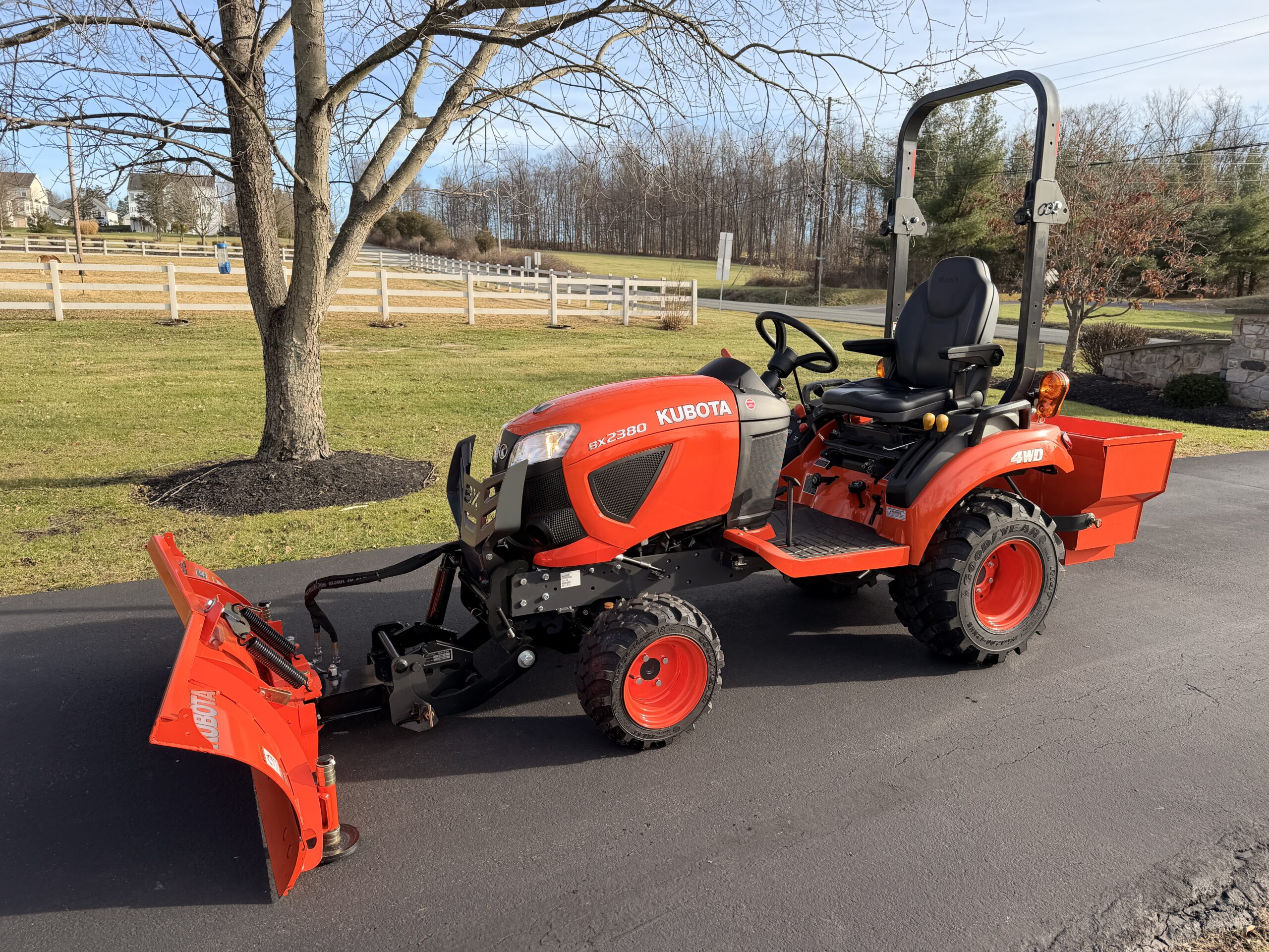 2020 Kubota BX2380 Tractor Snowplow - Image 13