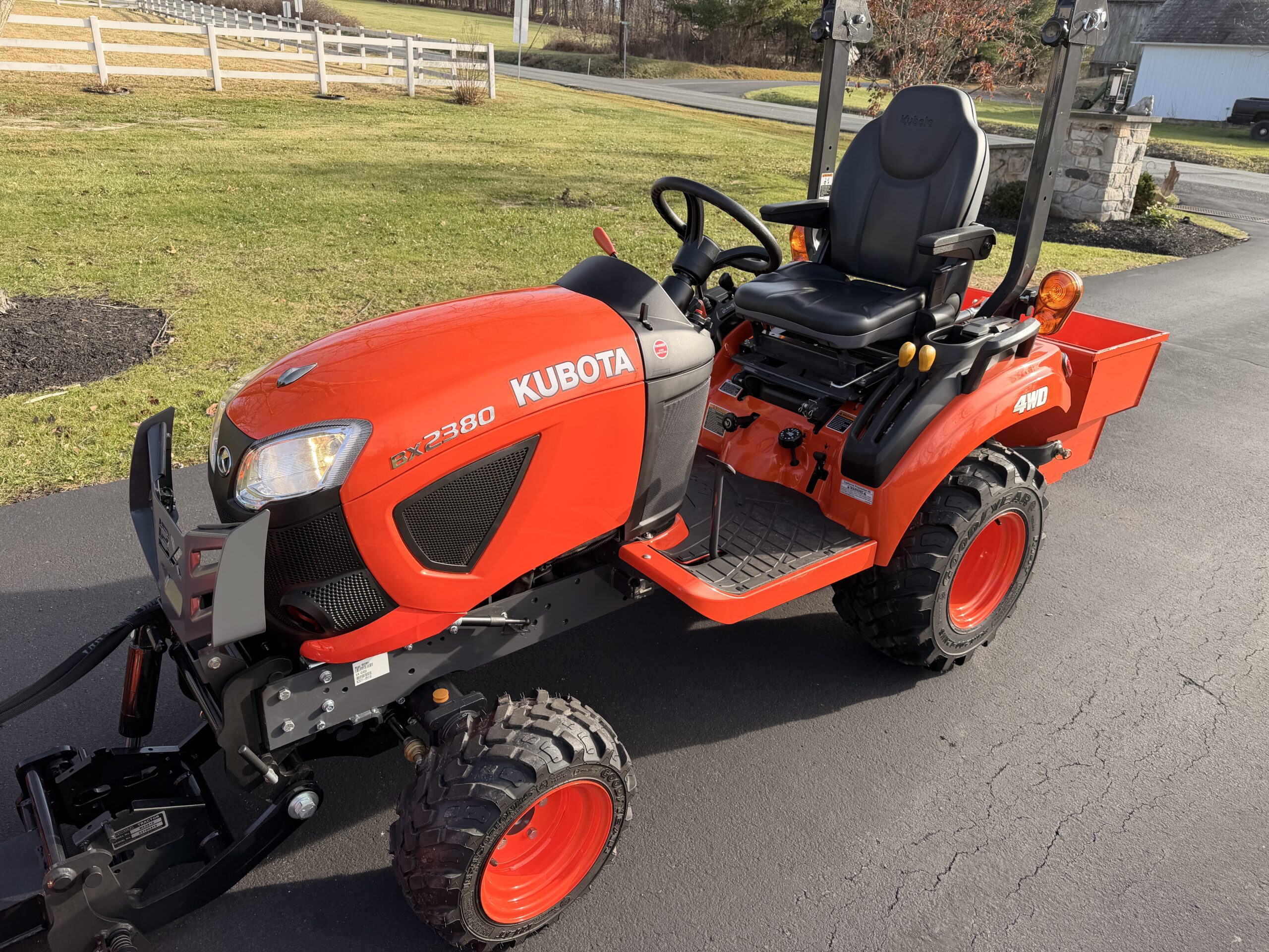 2020 Kubota BX2380 Tractor Snowplow - Image 14