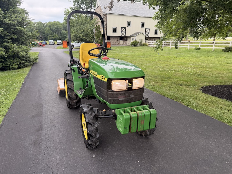 1999 John Deere 4100 Tractor Woods Mower - Image 4
