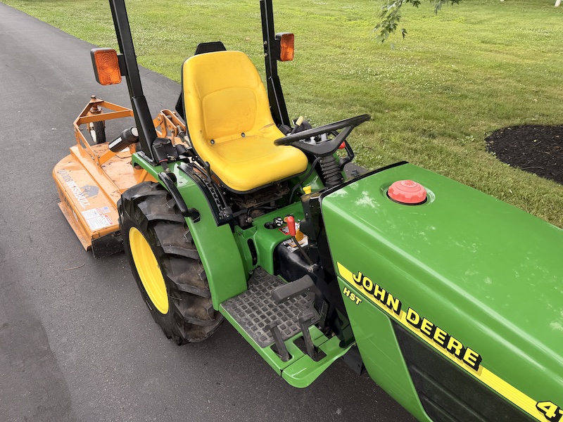 1999 John Deere 4100 Tractor Woods Mower - Image 7