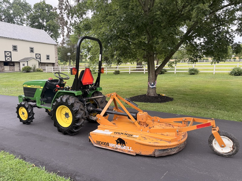 1999 John Deere 4100 Tractor Woods Mower - Image 15