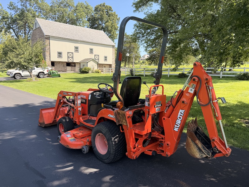 2003 Kubota BX22 Tractor Loader Backhoe Mower Snowplow Snowblower - Image 16