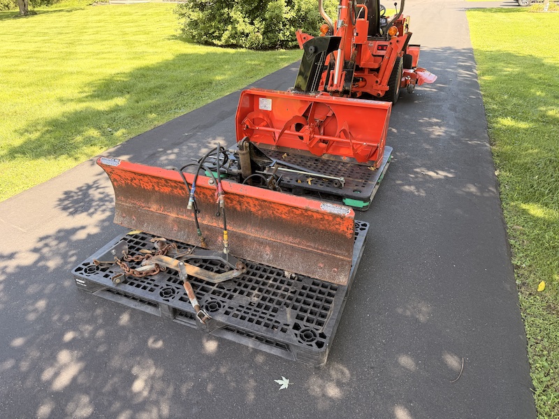 2003 Kubota BX22 Tractor Loader Backhoe Mower Snowplow Snowblower - Image 21
