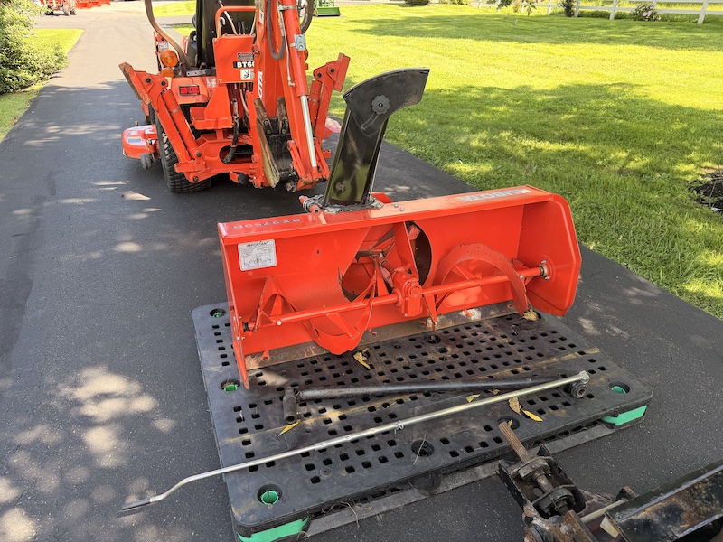 2003 Kubota BX22 Tractor Loader Backhoe Mower Snowplow Snowblower - Image 26