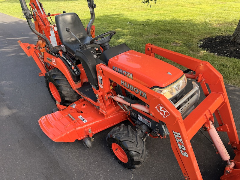 2003 Kubota BX23 Tractor Loader Backhoe Mower - Image 7