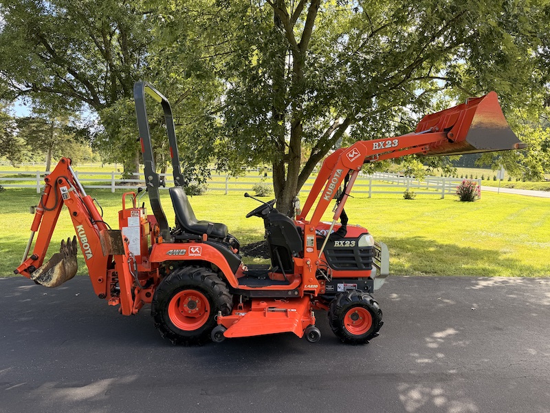 2003 Kubota BX23 Tractor Loader Backhoe Mower - Image 8