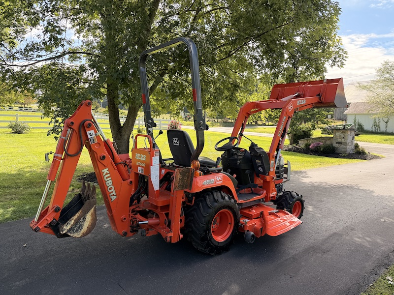 2003 Kubota BX23 Tractor Loader Backhoe Mower - Image 9